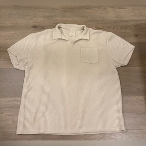 Classic Beige Polo Shirt for Men